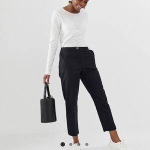 ASOS linen clean cigarette pants